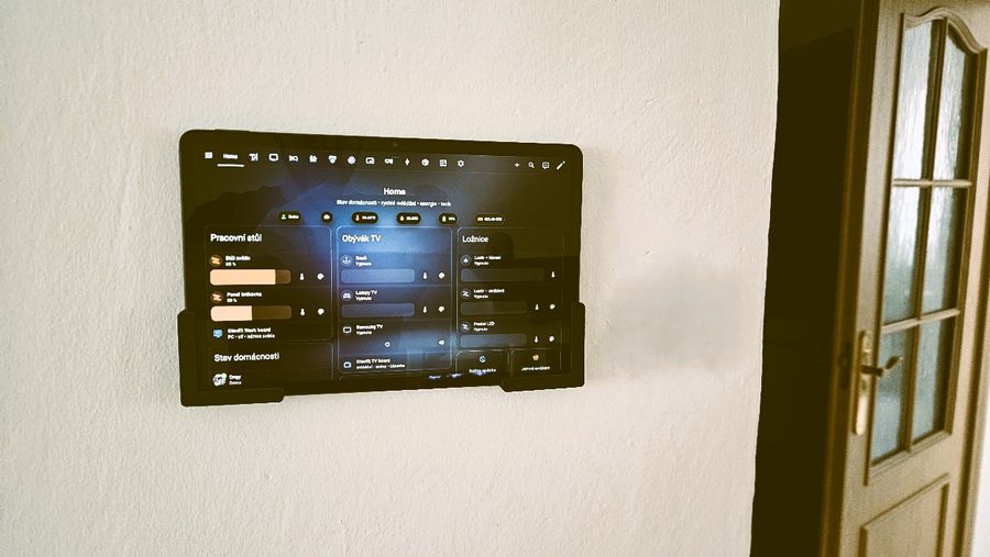 Wall tablet — HA ovládací centrum na zdi